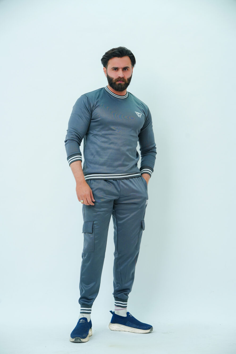 Charcoal Grey Tracksuit - Image 3
