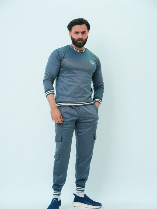 Charcoal Grey Tracksuit - Image 3