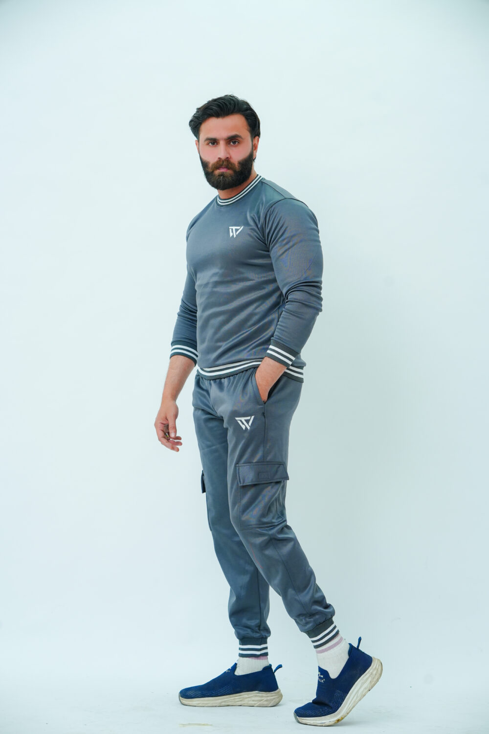 Charcoal Grey Tracksuit - Image 2